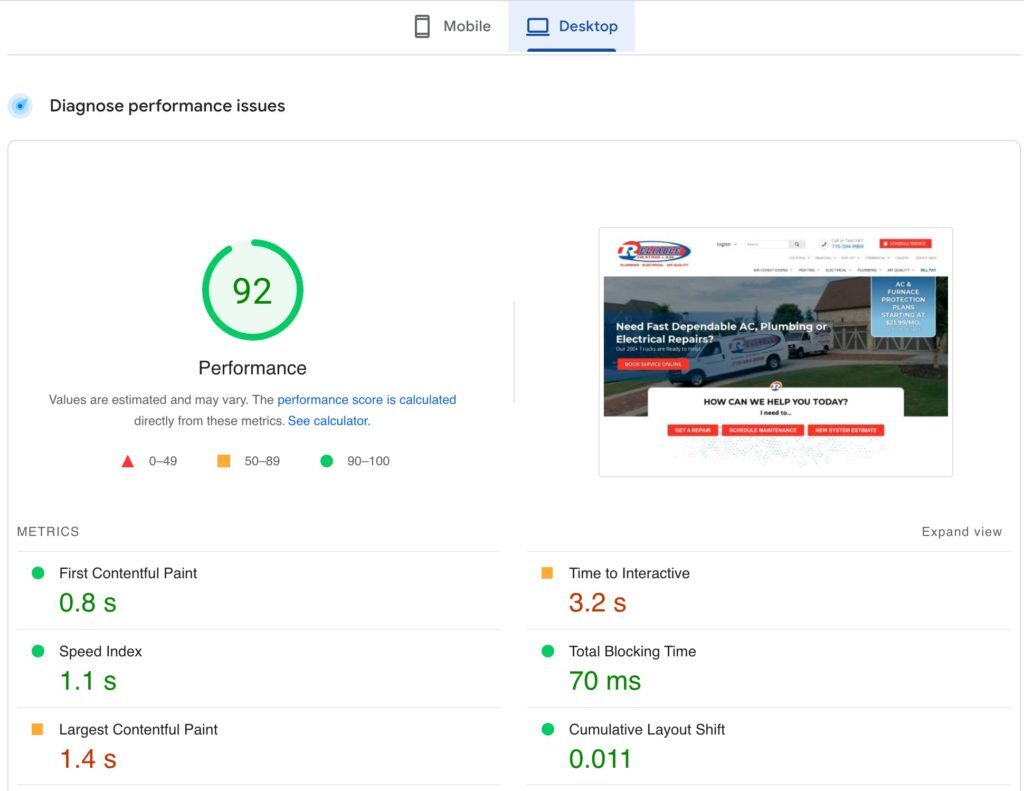 PageSpeed Insights 2022 06 21 at 9.33.58 AM