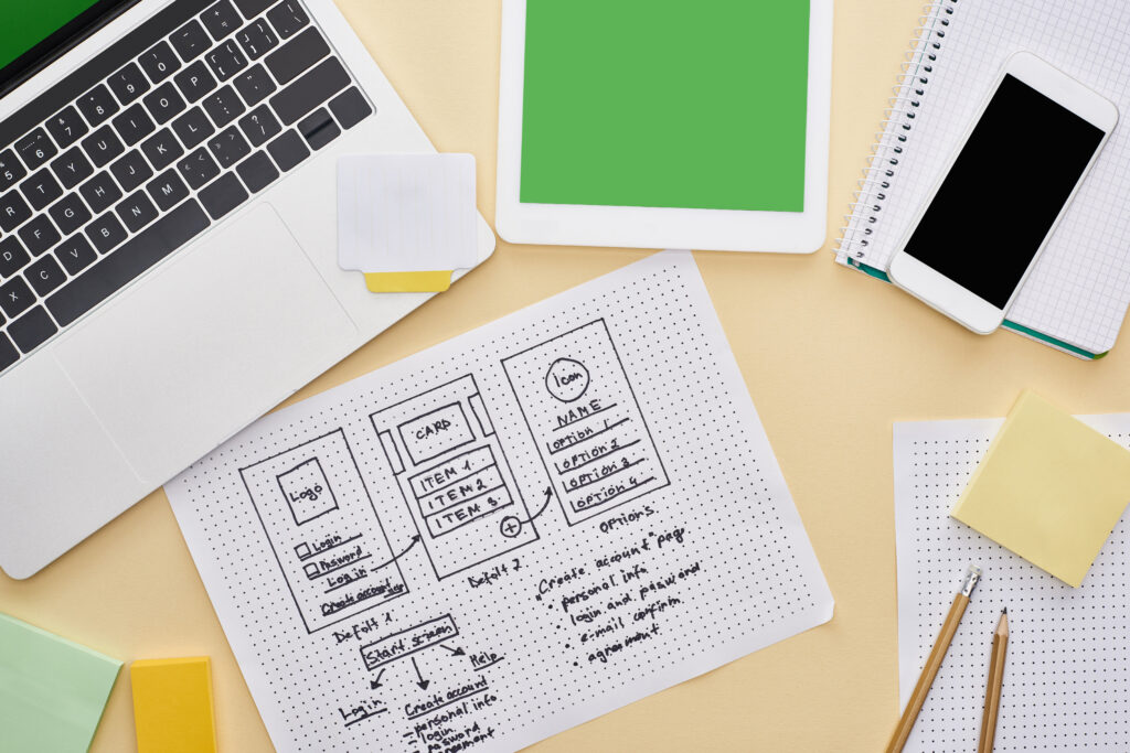 7 Reasons For A Small Business Website Redesign 5 top view of gadgets near website design template o 2022 12 16 16 16 13 utc