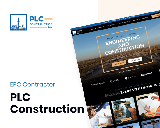 New PLC Construction Website Launches Using Bavotasan and HyperSite Technology 1 PLC Construction