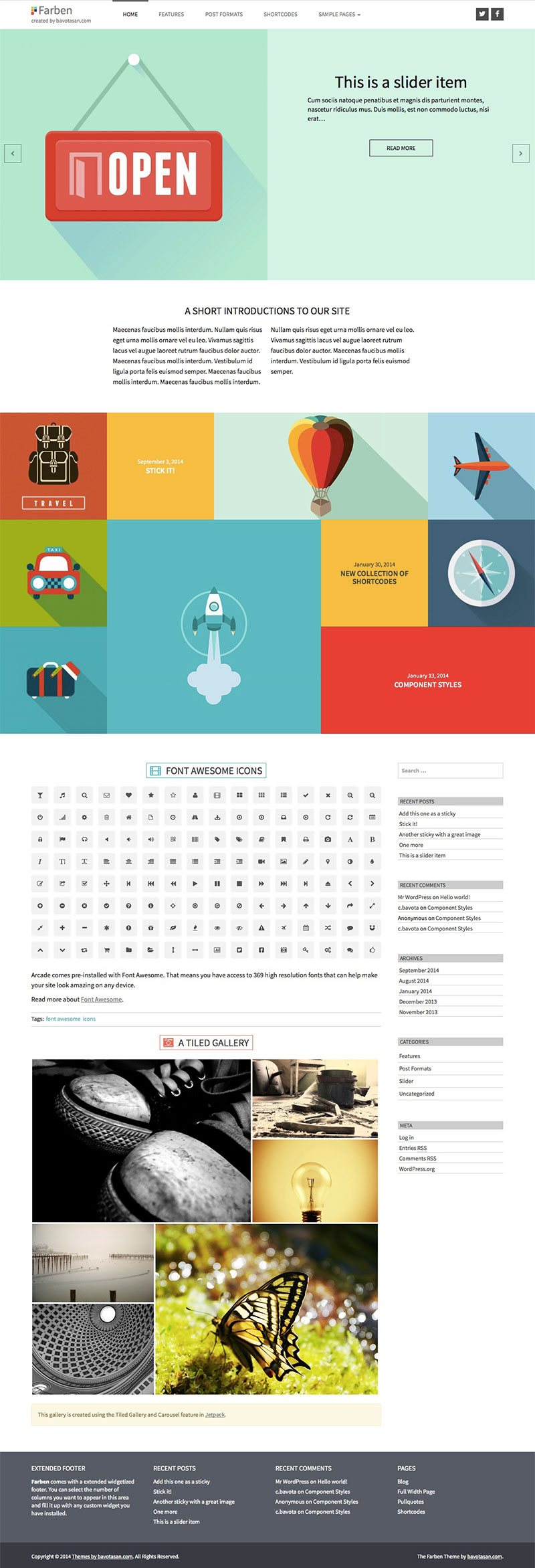Farben Premium WordPress Theme 1 farben-
