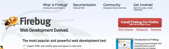 Firebug for Firefox