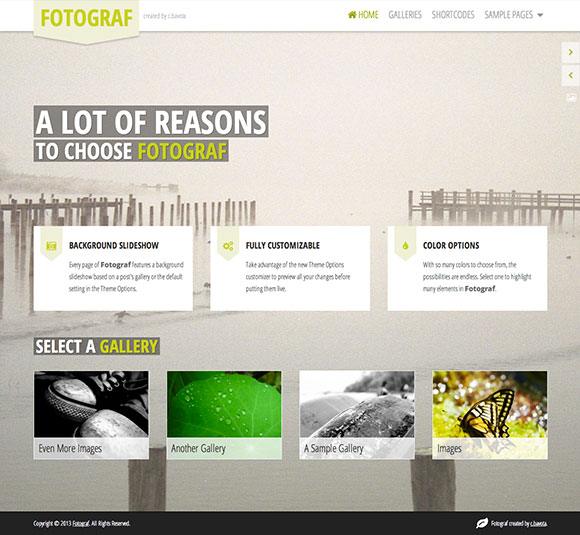 Fotograf Premium Theme for WordPress 1 fotograf